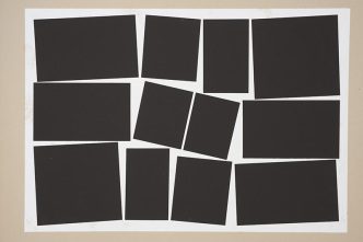 Hélio Oiticica, Metaesquema 362, 1958, Gouache on paper, 49.53 x 66.67 cm, Carnegie Museum of Art-Pittsburgh; Edward N. Haskell Family Acquisition Fund and A. W. Mellon Acquisition Endowment Fund, Whitney Museum of American Art