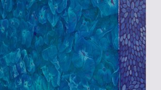 Sara Sosnowy, Hydrangea (Detail), 2010-11, Oil on canvas, 80 x 80 inches, Lesley Heller Workspace Archive