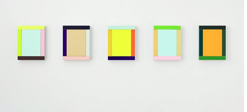 Imi Knoebel, Anima Mundi 53-5, 2012, Acrylic on aluminium, 37 x 225 x 5.8 cm, Galerie Thaddaeus Ropac Archive