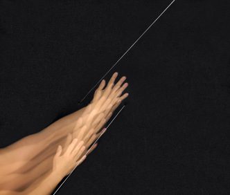 Naama Tsabar, Work On Felt (Variation15) Black, 2017, © the artist, Courtesy Paul Kasmin Gallery