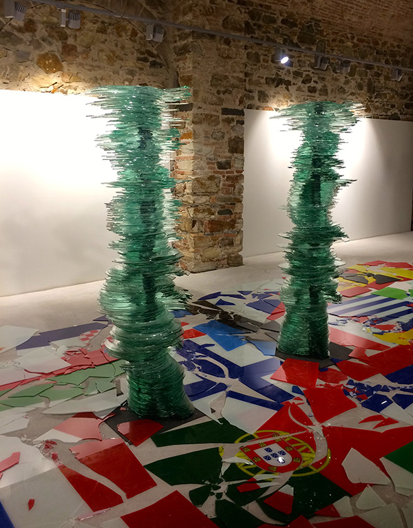 Costas Varotsos, Composition-Decomposition, 2017, The Art Gallery of the Cyclades, Syros