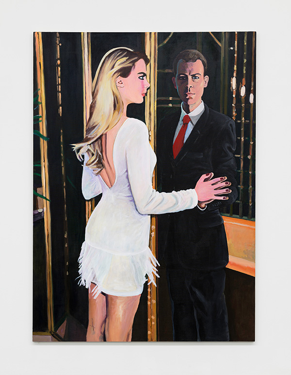 Merlin Carpenter, Tallulah, 2017, Acrylic on linen, 250 x 180 cm, Courtesy of the artist and Galerie Neu-Berlin