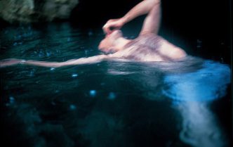 Nan Goldin, Guido floating, Levanzo, Sicily, 1999/2004, Signed and numbered by the artist, Cibachrome print (Edition of 100 + 5 APs), 16 x 24 inches, sheet size, 14 x 21 inches, image size, ClampArt Archive