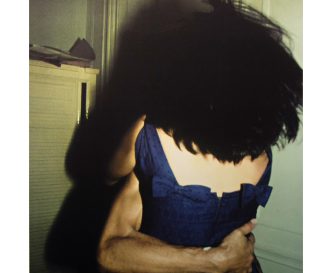 Nan Goldin, The Hug, NYC (Detail), 1980, Signed, titled, dated, and inscribed, verso, Cibachrome print, 23.5 x 15.5 inches, ClampArt Archive