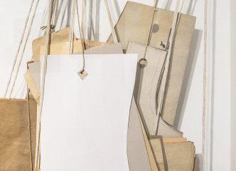 Verónica Vázquez, Moldes (Detail), 2016, paper and wire, 155 x 125 cm, Marignana Arte Archive