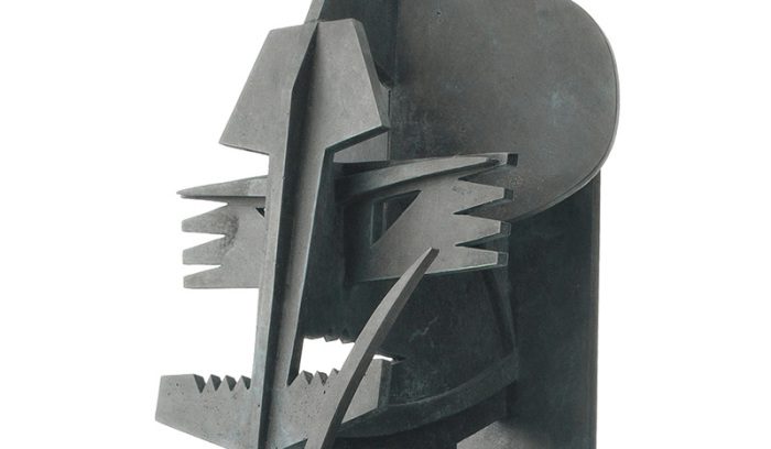 Shinkichi Tajiri, Ronin (Detail), 1996, Bronze, 88 x 28.5 x 26 cm, Photo: Egon Notermans, © 2017 Shinkichi Tajiri Estate / Artists Rights Society (ARS)-New York / c/o Pictoright Amsterdam, Courtesy of the Estate and Blum & Poe, Los Angeles/New York/Tokyo