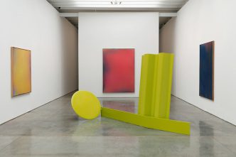 Sir Anthony Caro and Jules Olitski, Exhibition View, Courtesy Paul Kasmin Gallery
