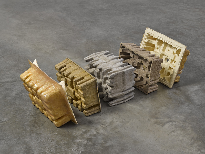 Damián Ortega, Genealogy of anything, 2017, Concrete, varnished cardboard, silicone and fiberglass, Overall dimensions variable, © Damián Ortega, Photo © White Cube (Ben Westoby)