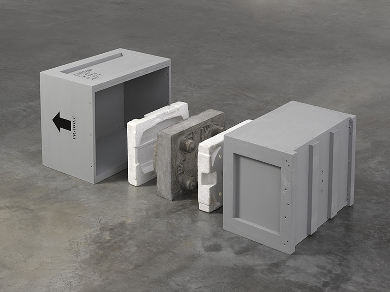 Damián Ortega, Genetic content, 2017, Concrete, styrofoam, polyestirene foam and pine wood, Overall dimensions variable, © Damián Ortega, Photo © White Cube (Ben Westoby)