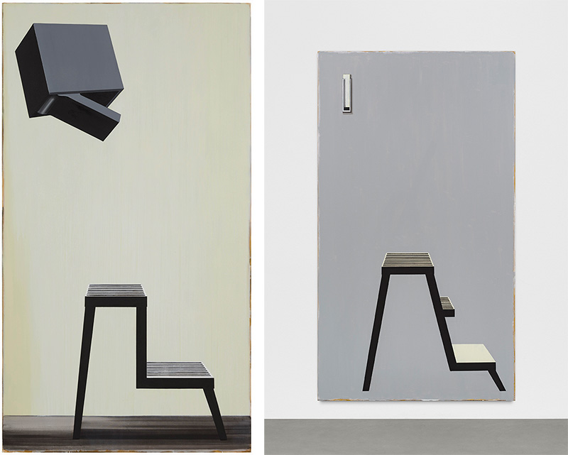 Left: Michael Simpson, Squint 50, 2017, Photo: Peter Mallet, Courtesy the artist and Blain|Southern. Right: Michael Simpson, Squint 51, 2017, Photo: Trevor Good, Courtesy the artist and Blain|Southern