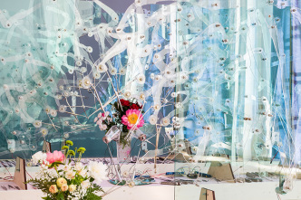 Pekka & Teija Isorättyä, Nature morte (Detail), 2017, Mechanical installation, Photo: Juha Åman, Kiasma Archive