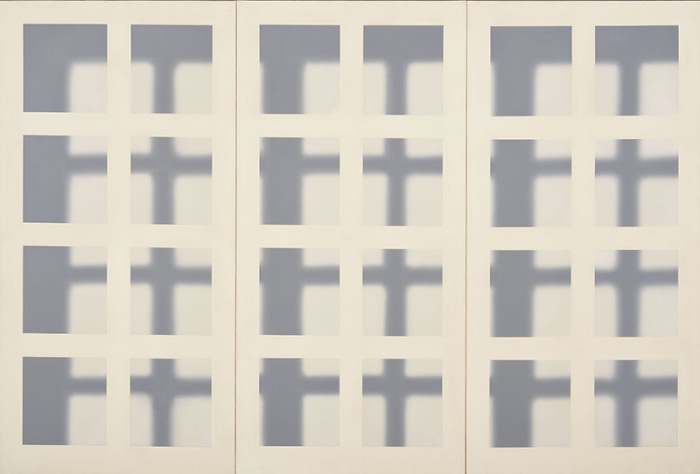 Gerhard Richter, Fenstergitter, 1968, Oil on canvas, 200 cm x 300 cm, Ludwig Museum Museum of Contemporary Art-Budapest, credit: Gerhard Richter, Photo: Jozsef Rosta/Ludwig Museum–MoCA Budapest
