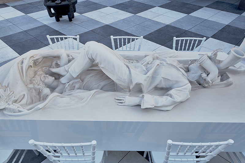 Adrián Villar Rojas, The Theater of Disappearance, 2017, The Roof Garden Commission, The Metropolitan Museum of Art-New York, Photo Courtesy the artist, Marian Goodman Gallery-New York / Paris / London, and kurimanzutto-Mexico City,Photo: Jörg Baumann