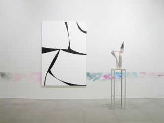 Alex Dordoy, The Moss is Dreaming, 2017, Installation View, Courtesy the artist and BlainSouthern, Photo: Peter Mallet