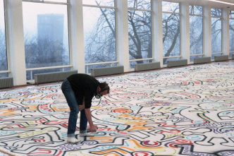 Keith Haring, Untitled (velum), 1986, Collection Stedelijk Museum Amsterdam, © Keith Haring Foundation