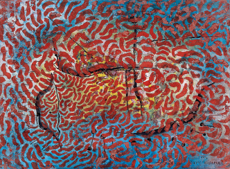 Yayoi Kusama, Leaves, 1954, David Zwirner Gallery Archive