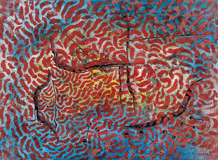 Yayoi Kusama, Leaves, 1954, David Zwirner Gallery Archive