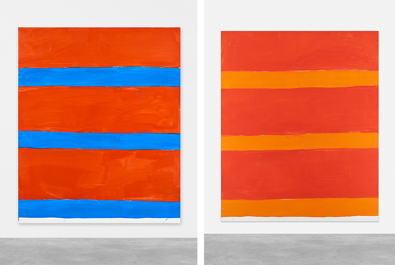 Left: Beth Letain, Every Other, 2017, Painting - Oil on canvas, 230 x 190 cm, Photo: Matthias Kolb, Courtesy Peres Projects-Berlin. Right: Beth Letain, Every Other, 2017, Painting - Oil on canvas, 230 x 190 cm, Photo: Matthias Kolb, Courtesy Peres Projects-Berlin
