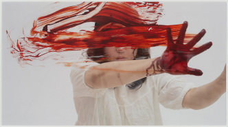 Chiharu Shiota, earth and blood, 2014, KODE Art Museums and Composer Homes Archive