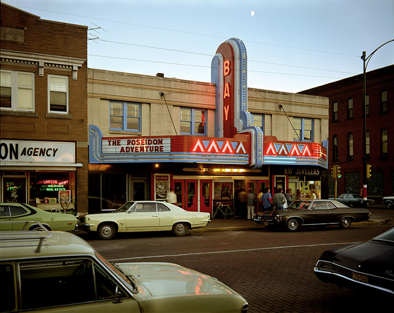 Stephen Shore. Second Street, Ashland, Wisconsin, July 9, 1973. 1973. Chromogenic color print, printed 2017, 43.2 × 55.2 cm. Courtesy the artist. © 2017 Stephen Shore