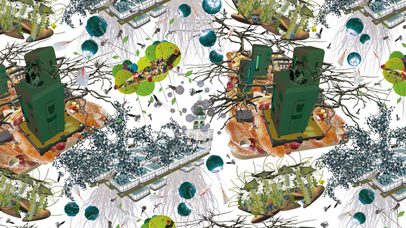 Knowbotiq, Genesis Machines 2017: La Pompa Agricultura Transsubstantiata, © knowbotiq, Courtesy the artist and Haus der Kulturen der Welt (HKW)