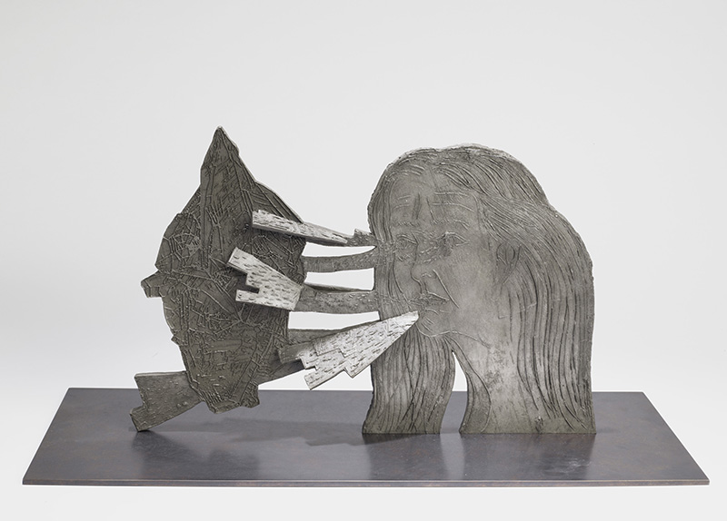 Kiki Smith, Surge, 2016, Blackened bronze, 37,5×76,2×30,5 cm, Ed. 1/6 + 1 AP, Courtesy the artist and Galleria Raffaella Cortese-Milano