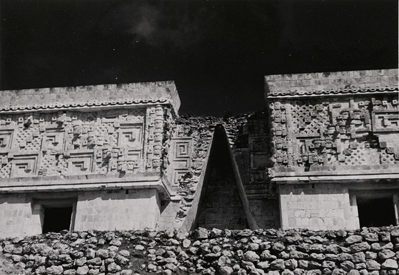 Josef Albers, Untitled (Uxmal, Mexico), ca. 1940, Gelatin silver print, 12.9 x 18.3 cm, Solomon R. Guggenheim Museum, New York, Gift, The Josef and Anni Albers Foundation, © 2016 The Josef and Anni Albers Foundation / Artists Rights Society (ARS)-New York