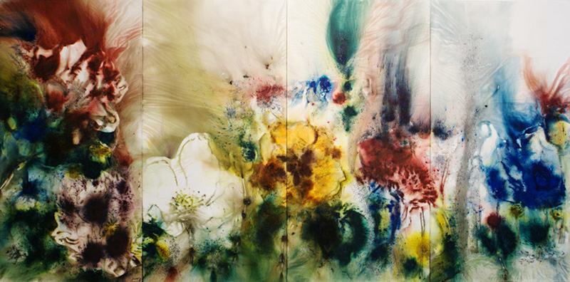 Cai Guo-Qiang, 2016, Gunpowder on canvas, Photo: Yvonne Zhao, Courtesy of Cai Studio