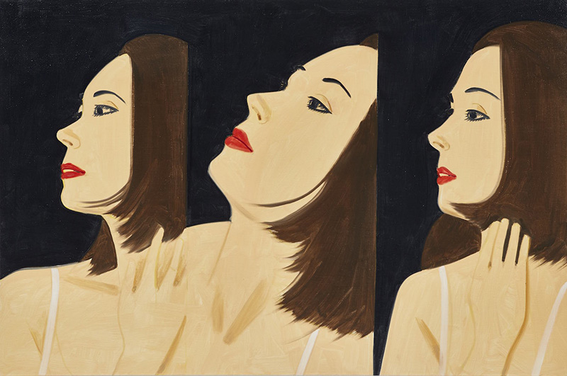 Alex Katz, Alex Katz, Laura 8, 2017, Oil on linen, 152,4 x 228,6 cm, © Alex Katz, Bildrecht, Wien 2017, Photo: Paul Takeuch, Courtesy Galerie Thaddaeus Ropac London/Paris/Salzburg
