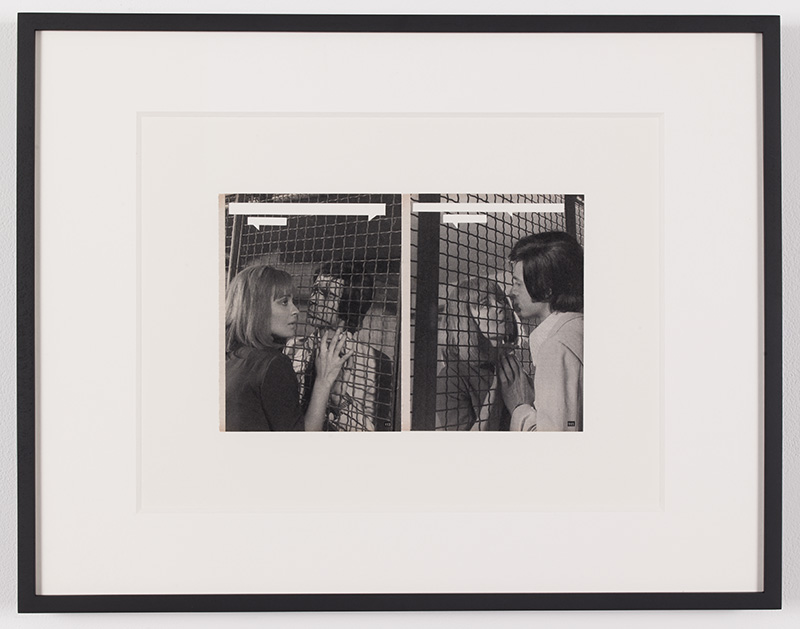 John Stezaker, Touch I (Photoroman), c. 1979, Collage, 16.7 x 25.5 cm, Courtesy Petzel Gallery