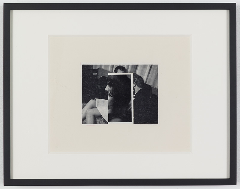 John Stezaker, Double II (Photoroman), 1976, Collage, 11.3 x 14.2 cm, Courtesy Petzel Gallery