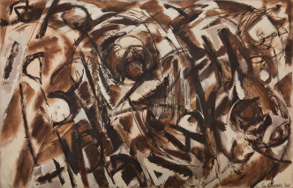 Lee Krasner, Seeded, 1960, Oil on canvas, 179.7 x 276.9 cm, © 2017 The Pollock-Krasner Foundation / Artists Rights Society (ARS), New York, Image Courtesy of Paul Kasmin Gallery