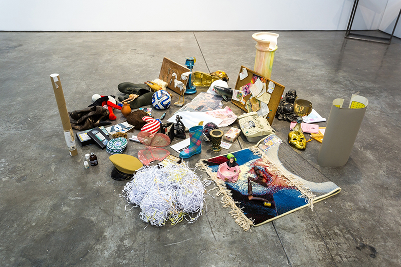 Installation view, Tarek Al-Ghoussein, Al Sawaber, Courtesy The Third Line Gallery