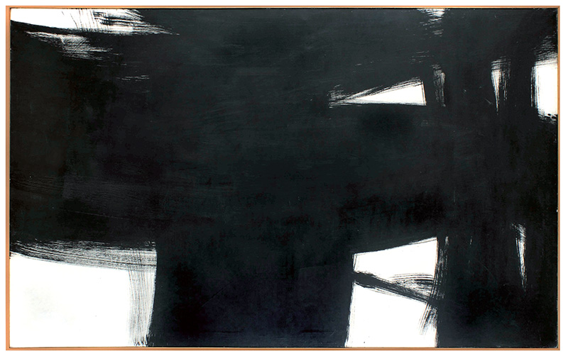 Kenneth Kemble, Gran pintura negra, 1960, © Archivo Julieta Kemble, Photo: Jorge Roiger, Museum für Moderne Kunst Frankfurt am Main Archive