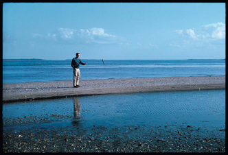 Jasper Johns, Edisto Beach, 1965, Pigment inkjet print on cotton fine-art paper, 63 x 58 x 4 cm, Edition of 7, Photo Ugo Mulas © Ugo Mulas Heirs. All rights reserved, Marian Goodman Gallery Archive
