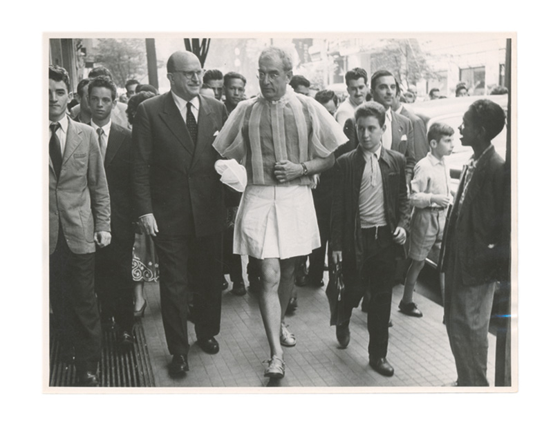 Flávio de Carvalho, Experiencia n° 3, 1956, Courtesy Fundo Flávio de Carvalho – CEDAE – Unicamp, © Ricardo de Carvalho Crissiuma Pisiciotta, Museum für Moderne Kunst Frankfurt am Main Archive