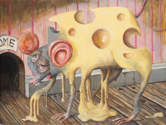 Marcos Carrasquer, L’objet du désir, Oil on canvas, 24 x 33 cm, 2017, © Polaris-Paris