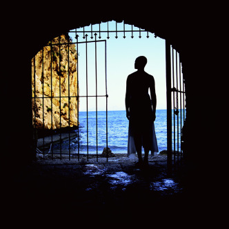 Isaac Julien, Western Union Series no. 1 (Cast No Shadow), 2007, Duratrans image in lightbox, 120 x 120 cm, Courtesy of the artist and Victoria Miro-London