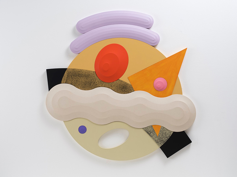 Josh Sperling, Knucklehead, 2017, Acrylic paint on canvas and plywood, 139.7 x 137.2 cm, © Farzad Owrang / Courtesy Perrotin