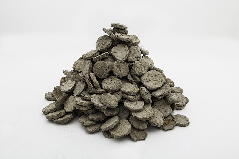 Hassan Sharif, Paper, Cartons and Glue, 1986, Estate of Hassan Sharif, Courtesy Gb agency Paris and Estate of Hassan Sharif
