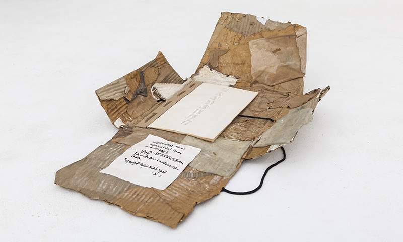 Hassan Sharif, Eight Very Small Horizontal Lines, 1983, Mixed media, Estate of Hassan Sharif, Courtesy Gb agency Paris and Estate of Hassan Sharif