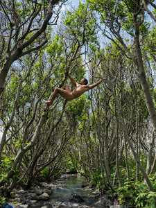 Lucas Foglia, Matt Swinging between Trees, Lost Coast, California, © Lucas Foglia / Courtesy of Michael Hoppen Gallery