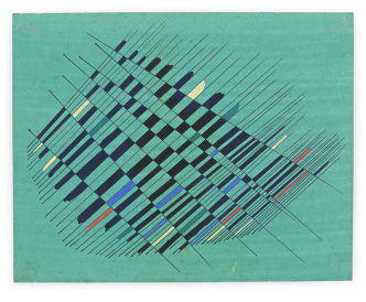 Alejandro Otero, Estudio 2 (Study 2), 1952, The Museum of Modern Art, Promised gift of Patricia Phelps de Cisneros through the Latin American and Caribbean Fund in honor of Rafael Santana, © Alejandro Otero-Mercedes Pardo Foundation
