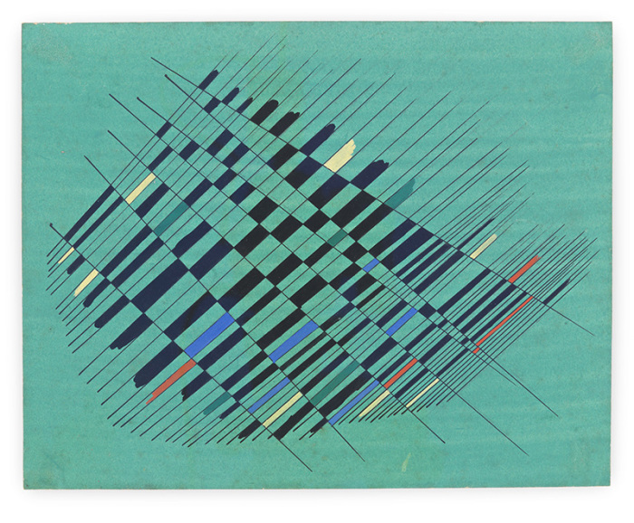 Alejandro Otero, Estudio 2 (Study 2), 1952, The Museum of Modern Art, Promised gift of Patricia Phelps de Cisneros through the Latin American and Caribbean Fund in honor of Rafael Santana, © Alejandro Otero-Mercedes Pardo Foundation