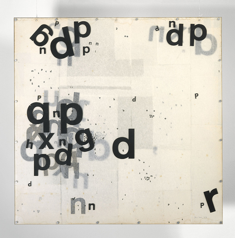 Mira Schendel, Sem título (Objeto grafico) (Untitled (Graphic Object)), 1973, Colección Patricia Phelps de Cisneros, © The Estate of Mira Schendel / Courtesy Hauser & Wirth