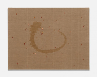 Tschang-Yeul Kim, Woterdrops, 1982, Oil on canvas, 88,9 x 116,5 cm, © Tschang-Yeul Kim, Courtesy the artist and Almine Rech Gallery
