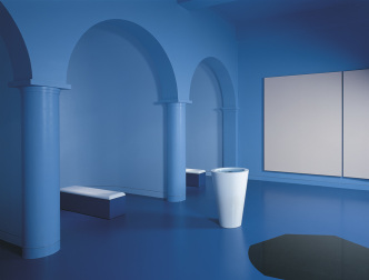 Ettore Spalletti, Departure Hall, Permanent installation, Hôpital Raymond-Poincaré, Garches - Paris, 1996, Photo: Attilio Maranzano, © Ettore Spalletti, Courtesy the artist and Marian Goodman Gallery-New York/Paris/London