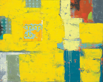 Wen-Yuen Tao, Memory Appearance, 2015, Mixed Media on Canvas, Courtesy Taipei Cultural Center-New York
