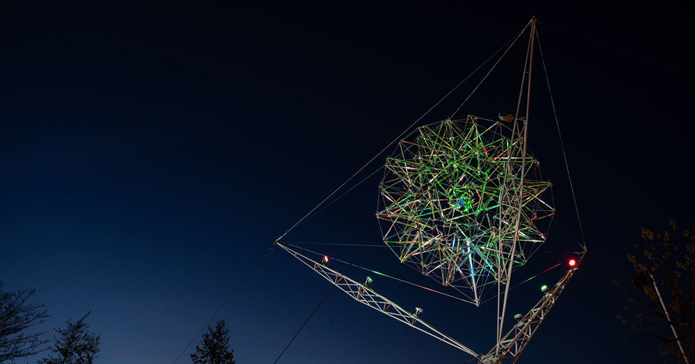 Viacheslav Koleichuk’s kinetic installation Atom 1967/2018 at Garage Museum of Contemporary Art, Moscow, 2018, Photo: Ivan Erofeev, Courtesy Garage Museum of Contemporary Art-Moscow