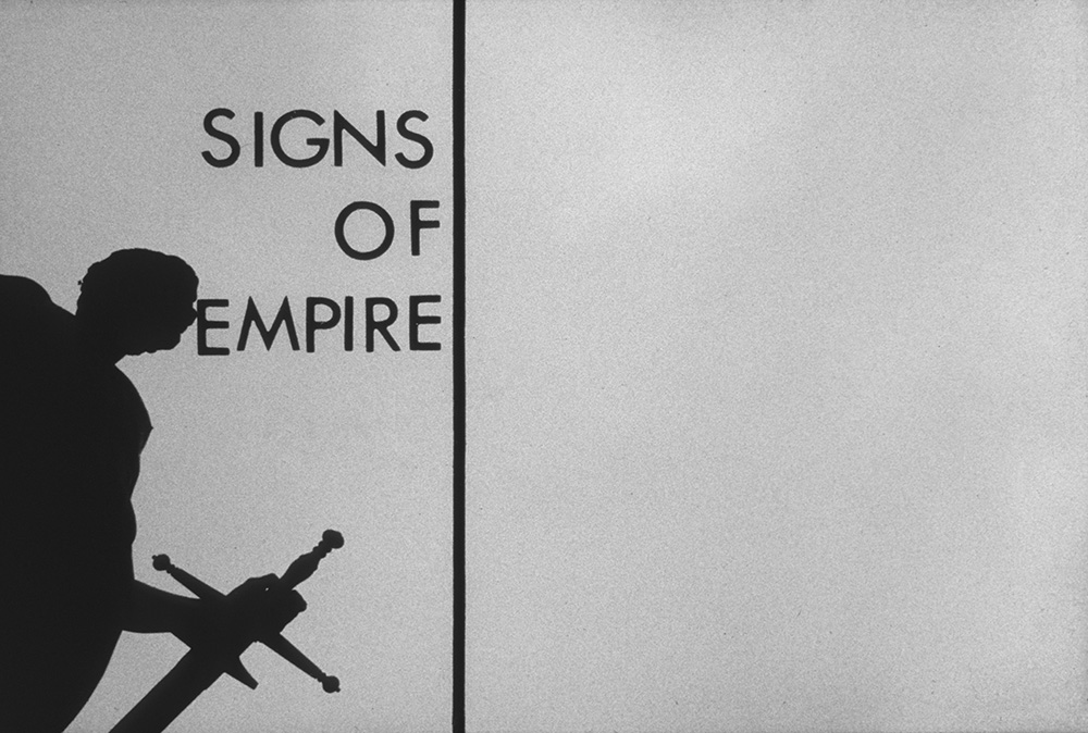 John Akomfrah, Expeditions 1 – Signs of Empire, 1983 (still, Single-channel 35mm color Ektachrome slides transferred to video, sound; 26 min, © Smoking Dogs Film, Courtesy Lisson Gallery
